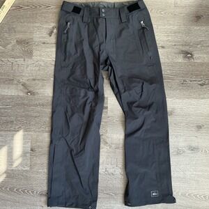 REI eVent Waterproof Pants Men Gray Zip Pockets Outdoor Gear